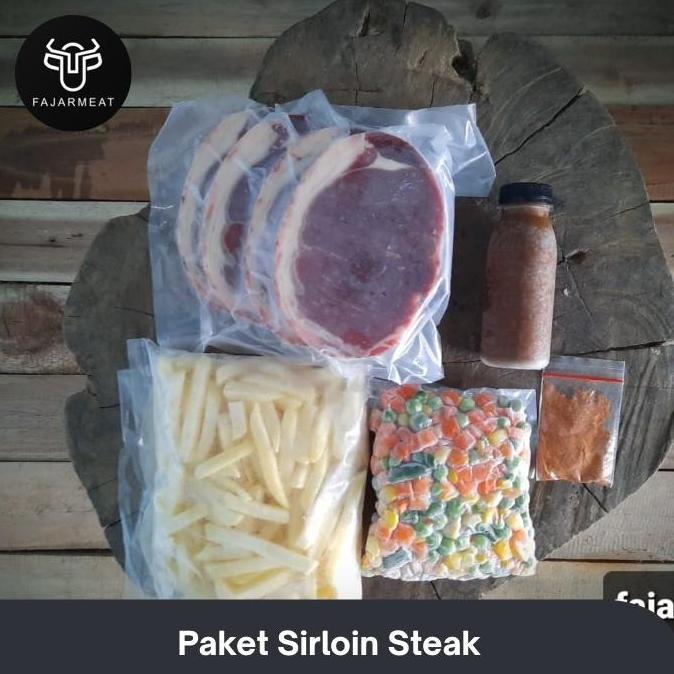 paket daging steak/paket daging bbq/sirloin 500gr
