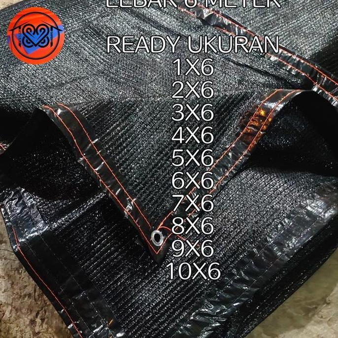 Paranet 90/ 95% Lebar 6 meter siap kirim