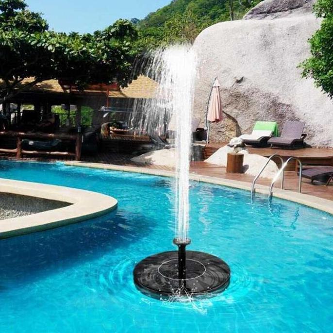 Air Mancur Kolam Pompa Air Tenaga Surya Solar Panel PT