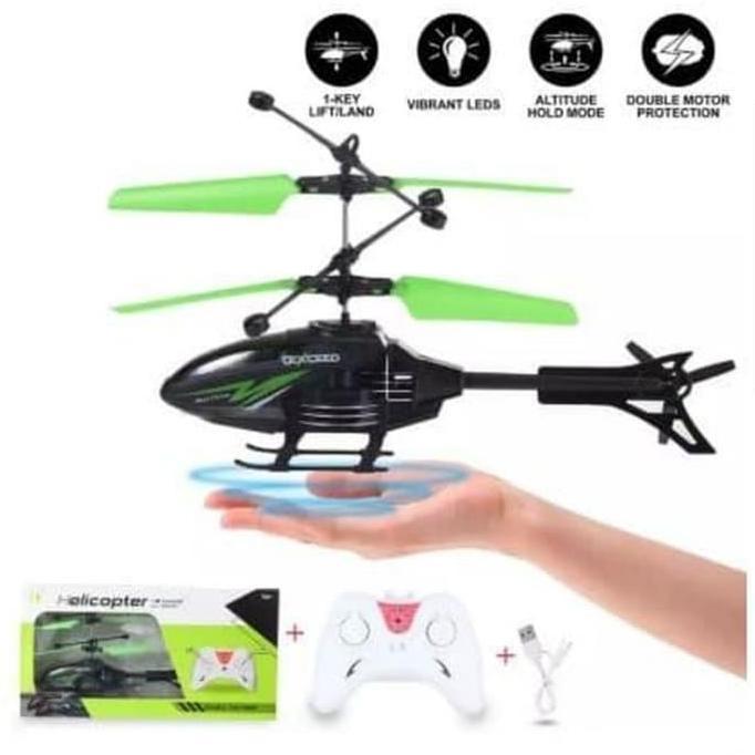 Wxyg- Mainan Rc Helikopter Sensor Tangan - Mainan Rc Pesawat Helikopter
