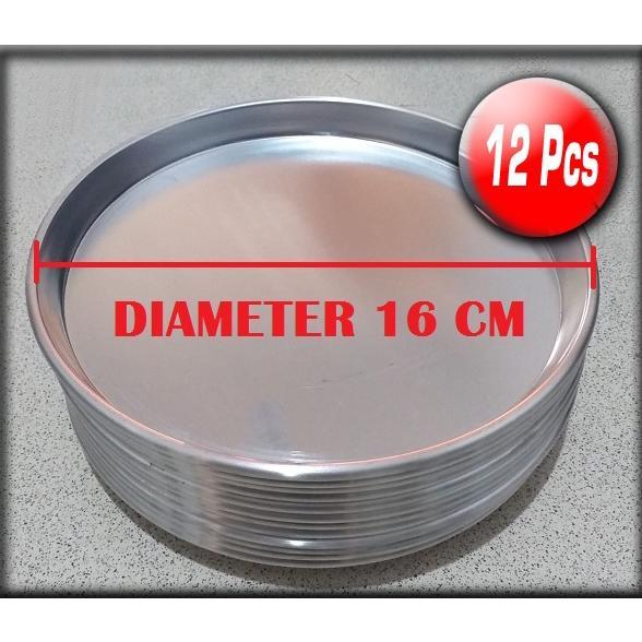 Loyang Pizza / Loyang Kue Diameter 16 CM ( 1 Lusin / 12 Pcs )