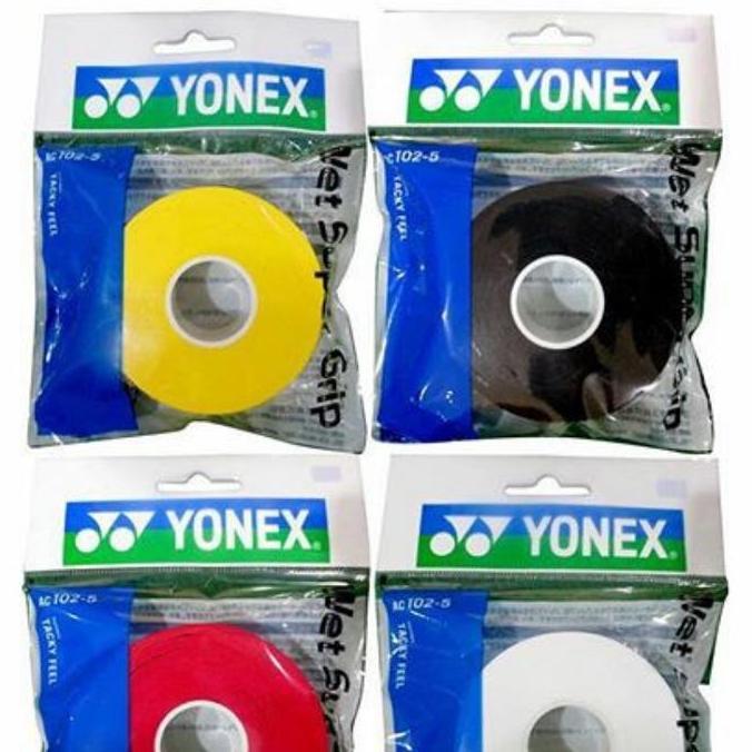 Grip Badminton Yonex AC 102 AC102 Isi 5 JP Code