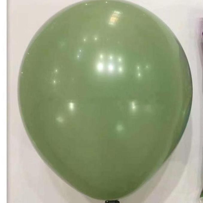 Disiniaja- 18 Pcs Zaitun Hijau Emas Nomor Balon Age Usia Buket Untuk Anak Laki-Laki Perempuan Dekora