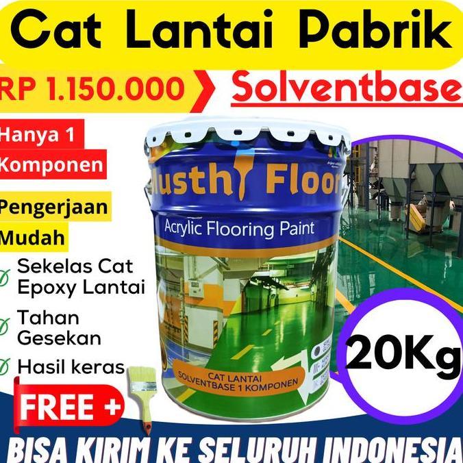Waare- Cat Lantai Pabrik Cat Lantai Gudang Solventbase Sekelas Epoxy 20 Kg