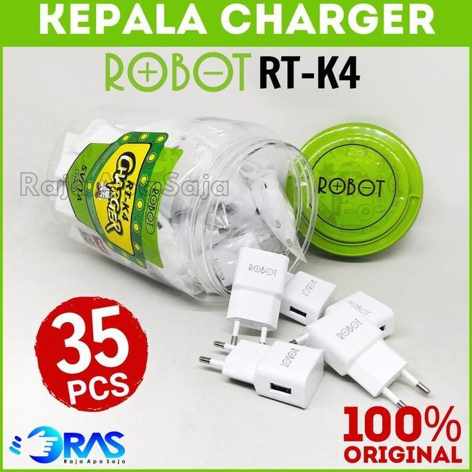 KEPALA CHARGER ROBOT TOPLES ISI 35 PCS TOPLES - Adaptor Adapter