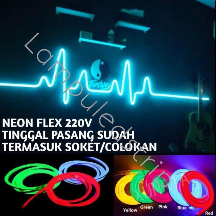 Promo Lampu Hias Motif Detak Jantung Lampu Hias Kamar Aesthetic Neon