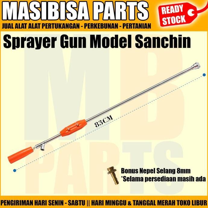 Lansungkirim- Stik / Gun Sprayer Model Sanchin Panjang 85Cm