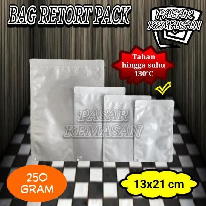 BAG RETORT PACK 250 GRAM KEMASAN FOIL TAHAN PANAS-PRESTO KPACK