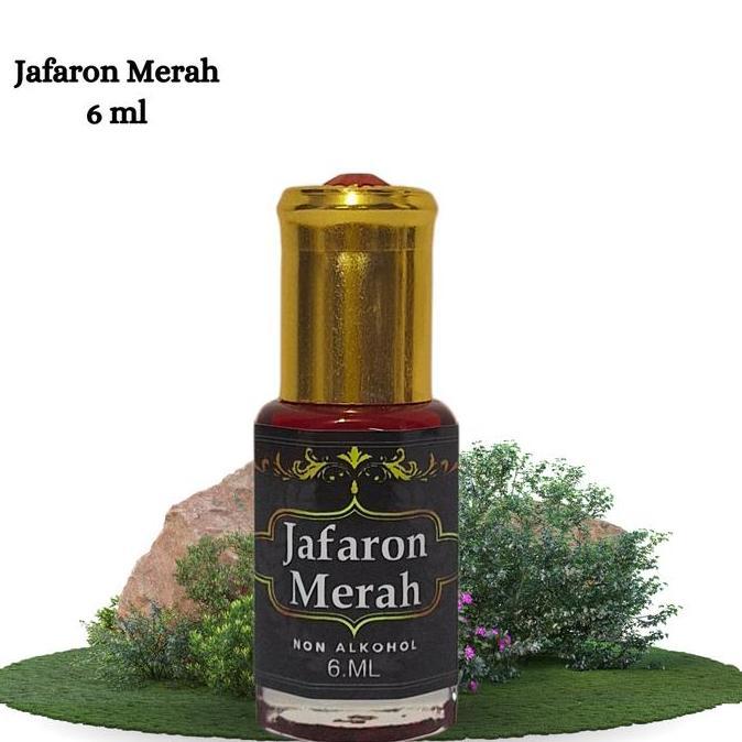 Bytxi- Minyak Misik Jafaron Merah Parfum Arab Asli 100% Murni Non Alkohol