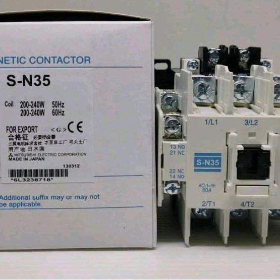 Promo Contactor Mitsubishi SN35 SN35 SN 35 SN35 220v / 110v / 380v Diskon