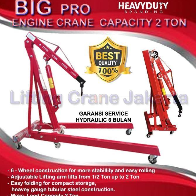 TERBARU - Engine Crane Shop Crane Dongkrak Mesin Capacity 2 Ton