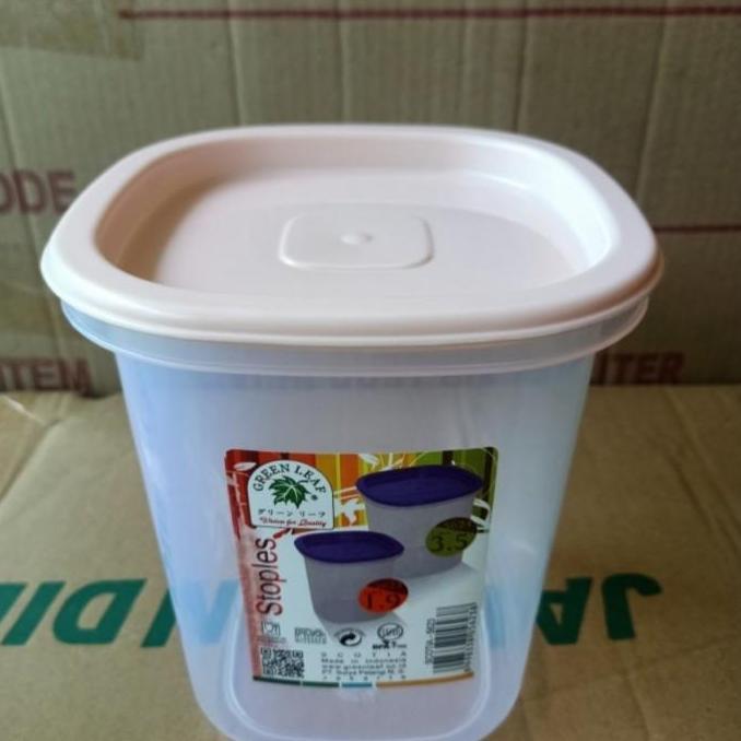 Toples Kue 1,9 Liter / Green Leaf SCOTIA Stoples 5623