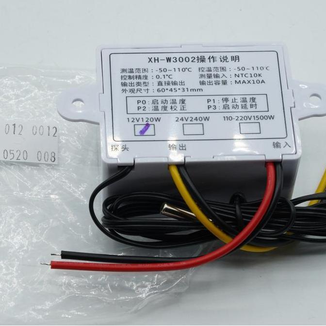 Promo XH-W3002 XH-3002 AC 12V 120W Digital Temperature Controller Thermostat Pengatur Suhu High Qual