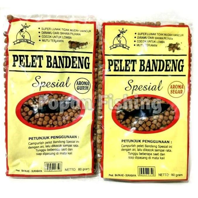 Umpan Pelet Bandeng Butiran BAPAKE aroma segar dan gurih