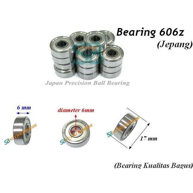 DY72 - bearing 606z ball bearing 606zz Miniature Ball Bearing Japan 606zz Conveyor bearing 606z EZO 