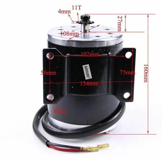 DINAMO MY1020 24V 36V 48V 500W 800W 1000W DC MOTOR BRUSHED SKUTER ELEKTRIK MOTOR MINI TRAIL ELECTRIC
