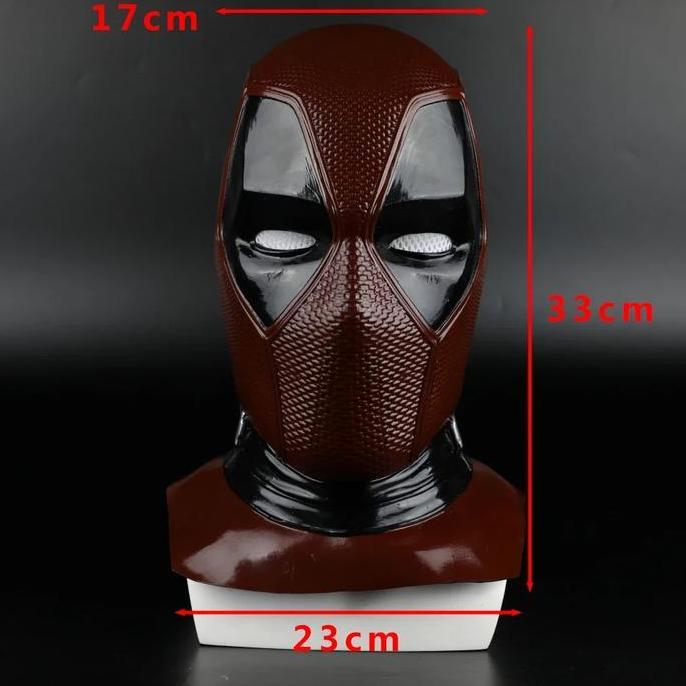 IDSTORE Topeng Deadpool Topeng Full Face Deadpool Masker Wajah Kostum Deadpool Kostum Haloween Face