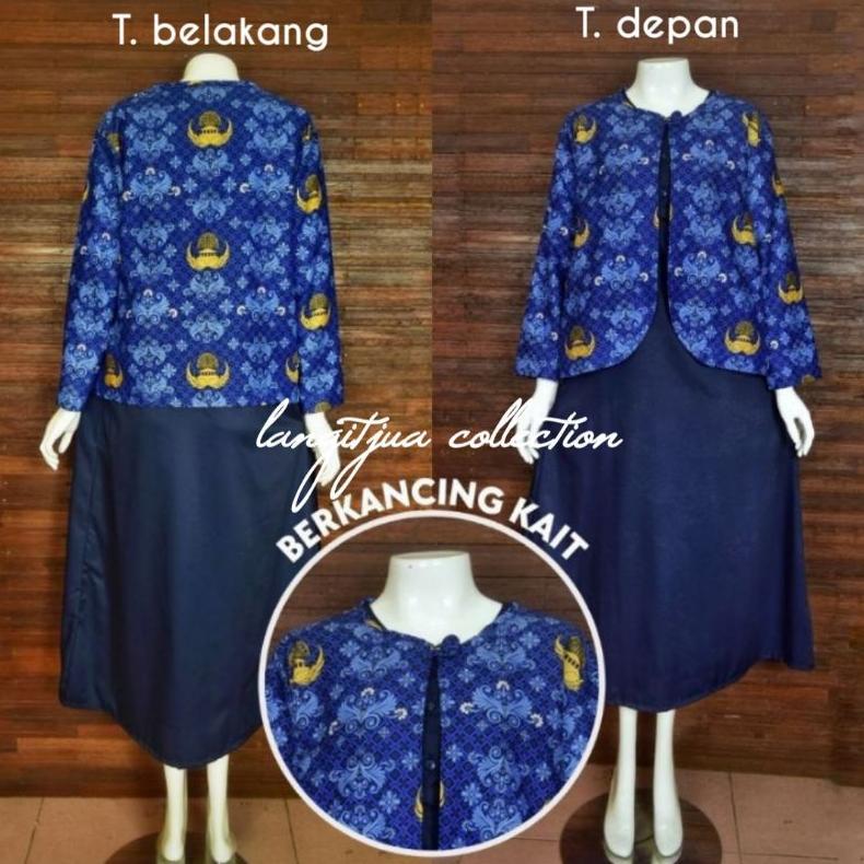 TERKINI LANGITJUA - Baju Hamil Korpri Busui Friendly | Blezer Bumil ASN | Set Baju Hamil PNS Korpri 