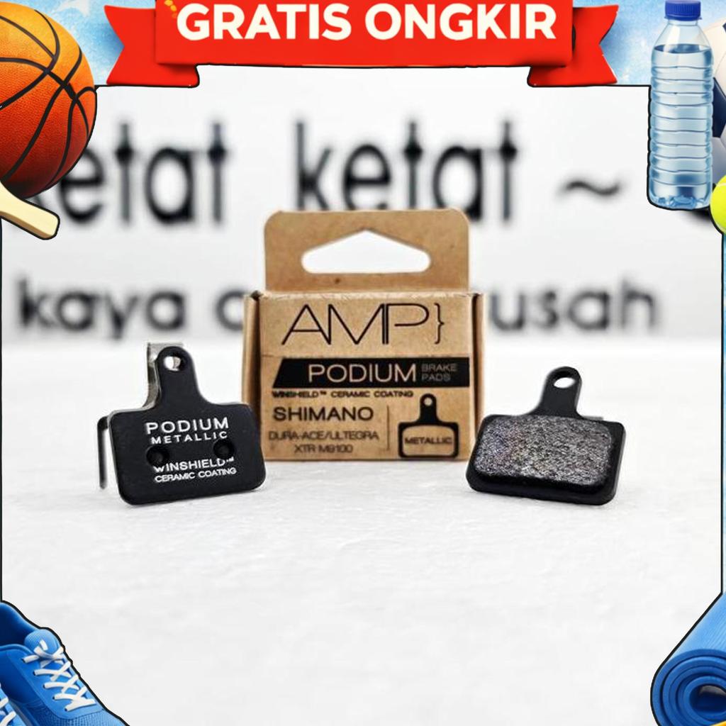Amp Podium Brakepad / Brake Pads Shimano - Metallic
