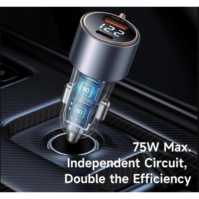 MCDODO Car Charger Samsung USB + PD Type C Super Fast Charging 25w 45w Terlaris