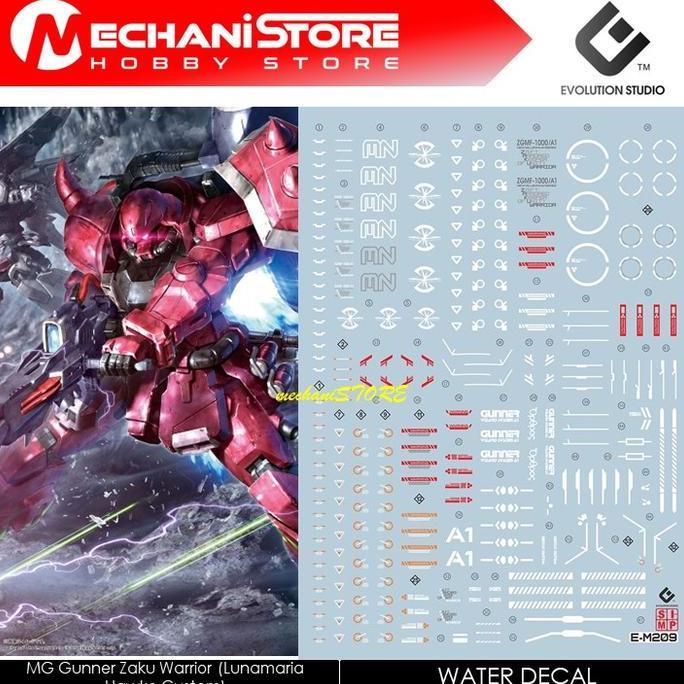EVO Decal MG - MG209 Gunner Zaku Warrior (Lunamaria Hawke Custom)