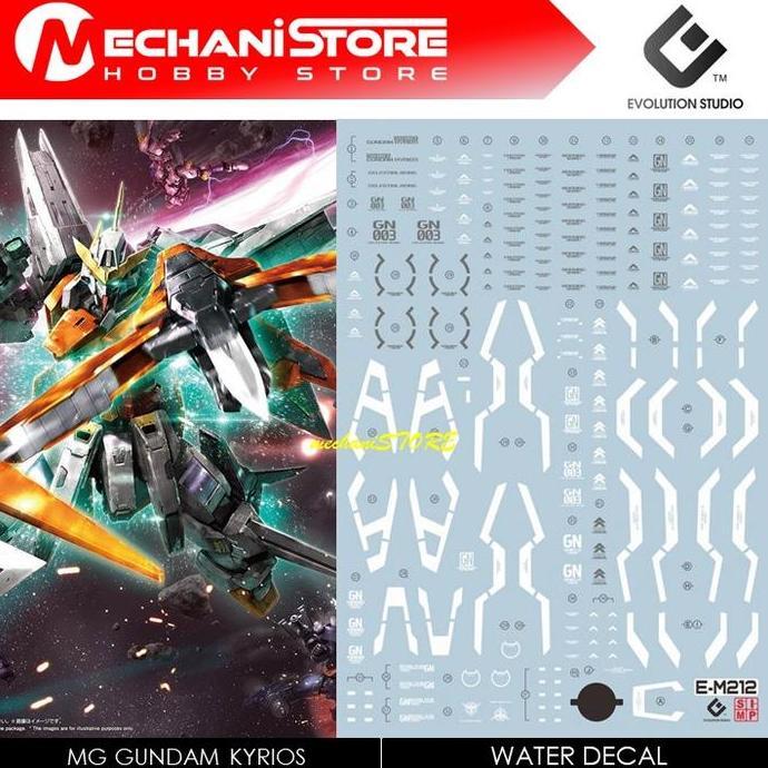 EVO Decal MG - MG212 Gundam Kyrios