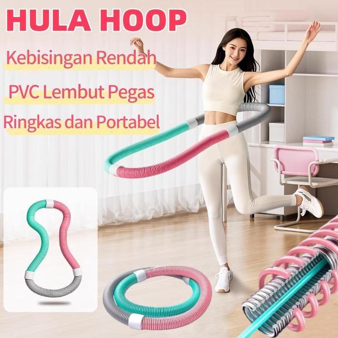 Hula Hoop Hulahoop Pegas Hulahoop Portable Elastis Flexible Untuk Latihan Keluarga Hula_hoopuntuk De