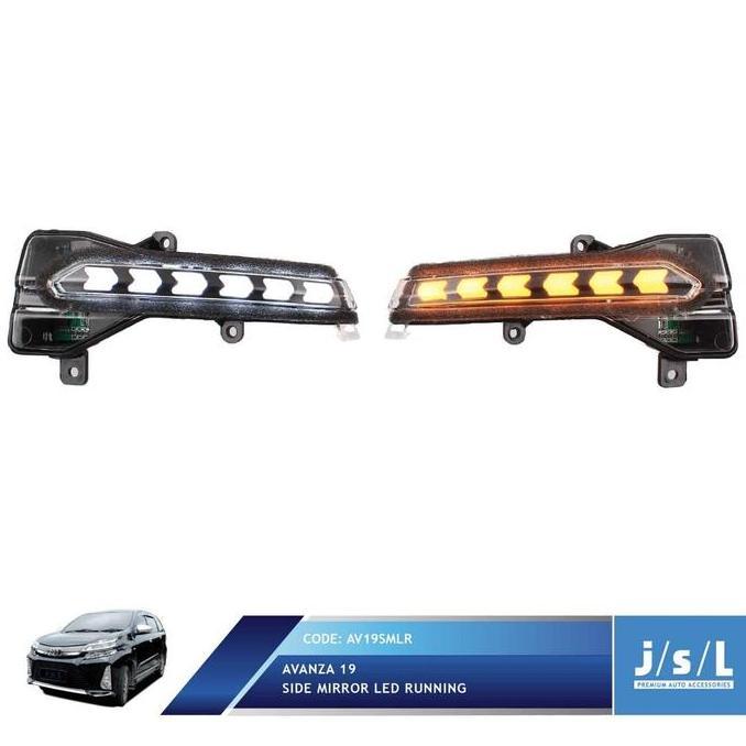 Jsl Mirror Running Signal Lamp Avanza / Xenia 2019 Led Lampu Spion Restock