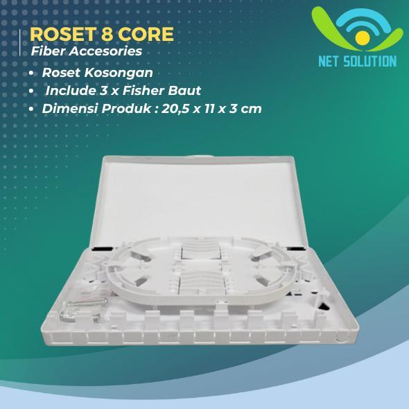 Roset Fiber Optic 8 Core Kosongan|Roset Fo 8 Core