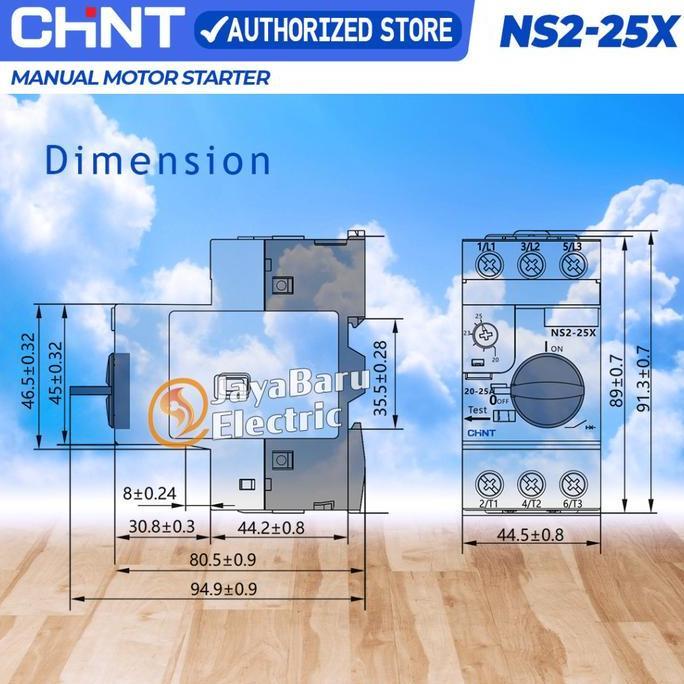 Promo CHINT Manual Motor Starter NS2 NS2-25X Diskon