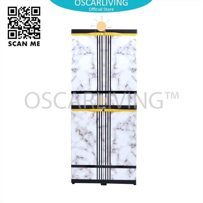 Termurah Lemari Plastik Sinbak 4 Susun Kunci Marmer