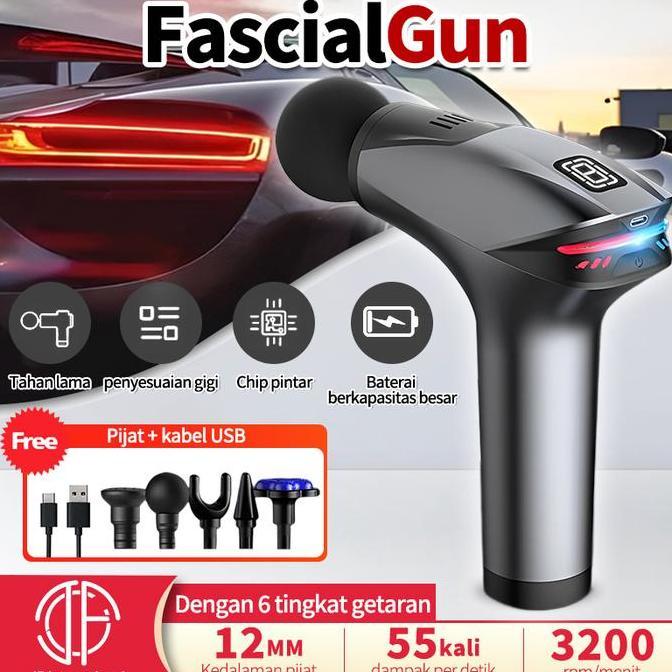 Pijat Listrik 4 In 1/Pijat Getar Terapi Otot/Pembentuk Otot Electric Allshop