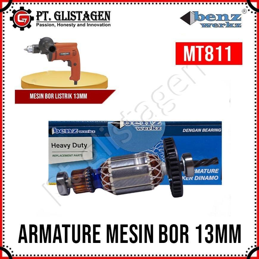 Benz Armature MT 811 Armatur Impact Drill 13 MM Rotor Jantung Bor Listrik Angker Mesin Bor Tangan 13