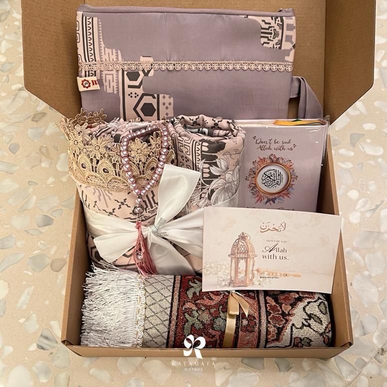 Hot Sale Hampers Mukena Set Seserahan Alat Sholat Hadiah Pernikahan Kado Istri Kado Cewek Hampers Wi