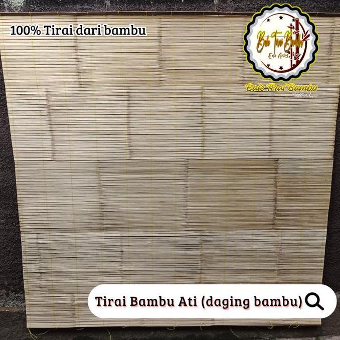 Terjangkau Tirai Krei Bambu L.2M X T.1,5M Hitam Ati/Aten Asli Berkualitas Krey Tali Dekorasi Curtain