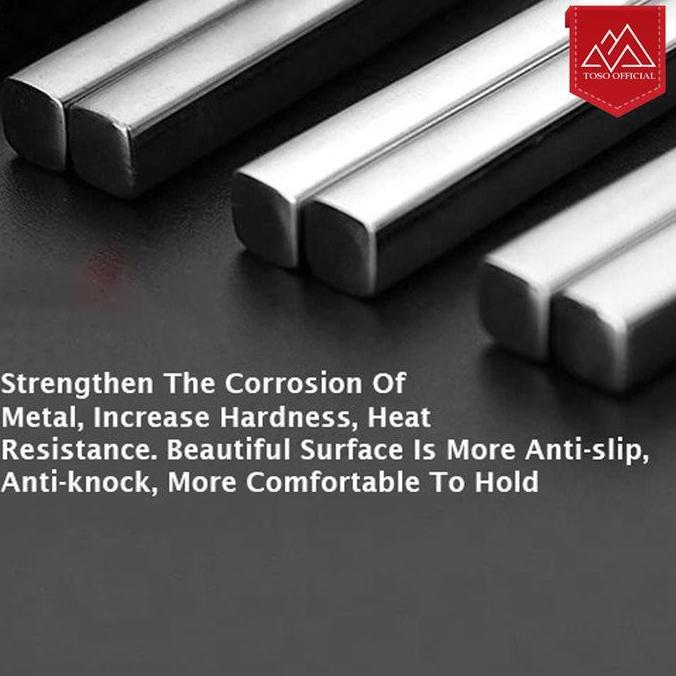 Sedia Sus304 Sendok Sumpit Alat Makan Korea Stainless Tebal Spoon Chopstick | Original 100%