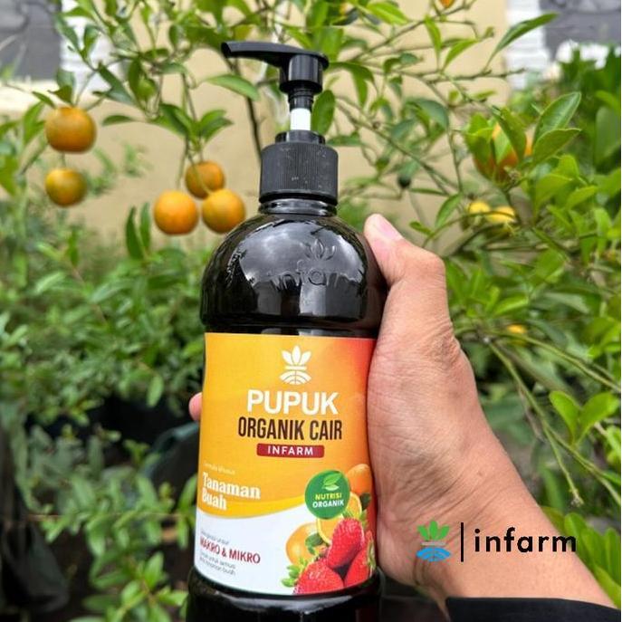 Grdwill- Infarm - Pupuk Organik Cair Tanaman Buah 500Ml Poc Kompos Kalium Pupuk Cair Organik Pupuk B