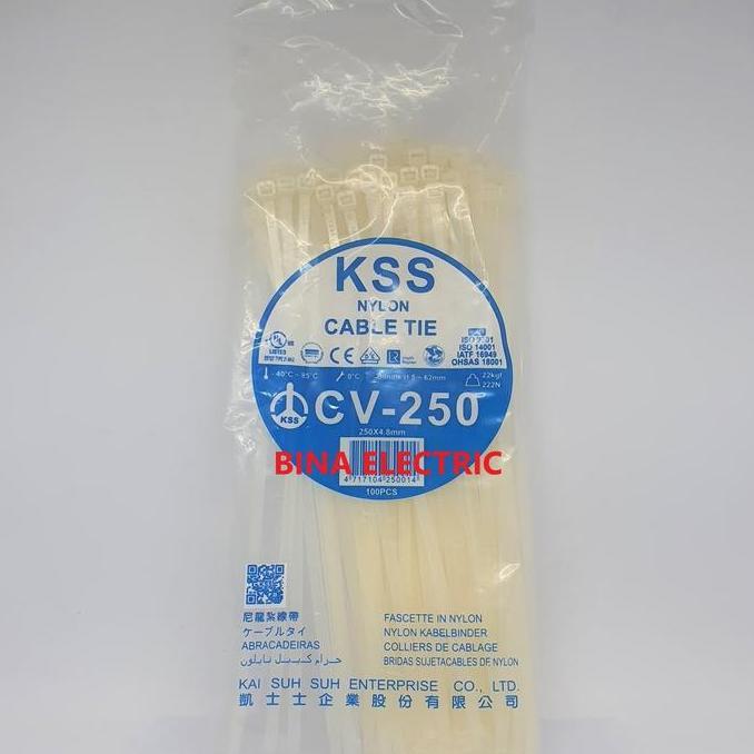 Notbad- Kabel Ties Kss Cv-250 4.8X250 4,8X250 25Cm 25 Cm / Kabel Tis Ties Tiss