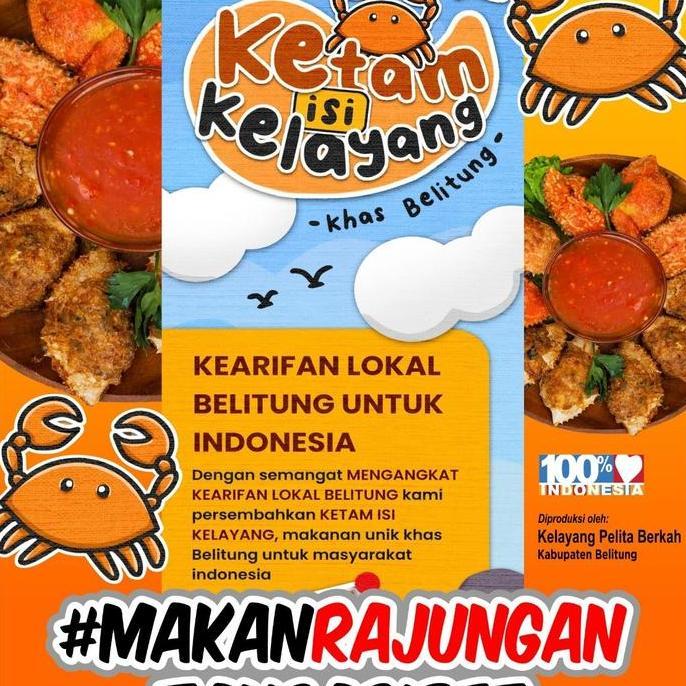 ketam isi Kelayang #Rajungan khas belitung