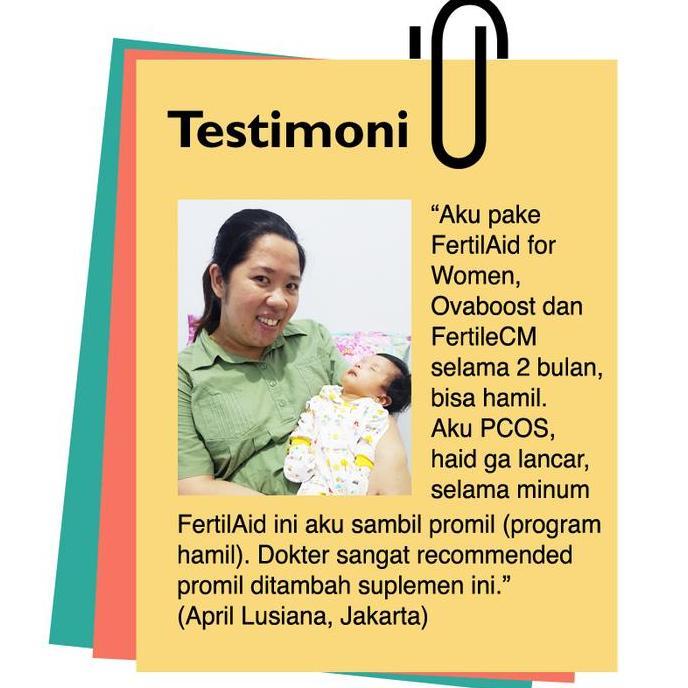 Clearx- Fertilaid For Women+Fertilecm+Ovaboost: Paket Komplit Kesuburan Wanita