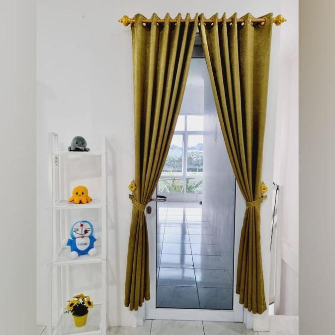 Miliki Gorden Ruang Tamu - Hordeng Ruang Tamu Mewah - Korden Pintu Blackout Minimalis