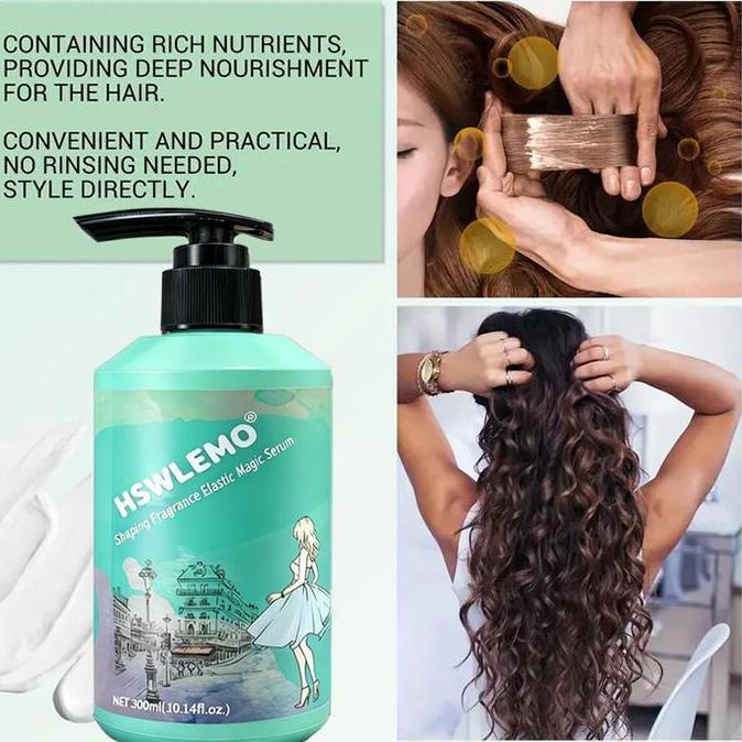 Popapipu- Gel Rambut Keriting Curl Cream Rambut Keriting Krim Pengeriting Krim Keriting Gel Rambut K