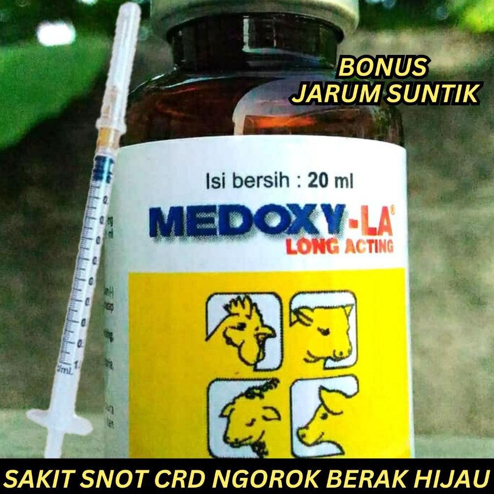 MEDOXY-LA Long Acting Obat Semua Hewan Sakit 10 ML / 5 ML