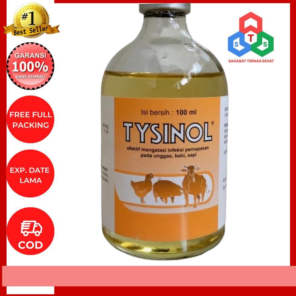 Tysinol 100 ml Medion Antibiotik Pernapasan Penyakit Hewan Ternak Sapi Babi Bebek Ayam