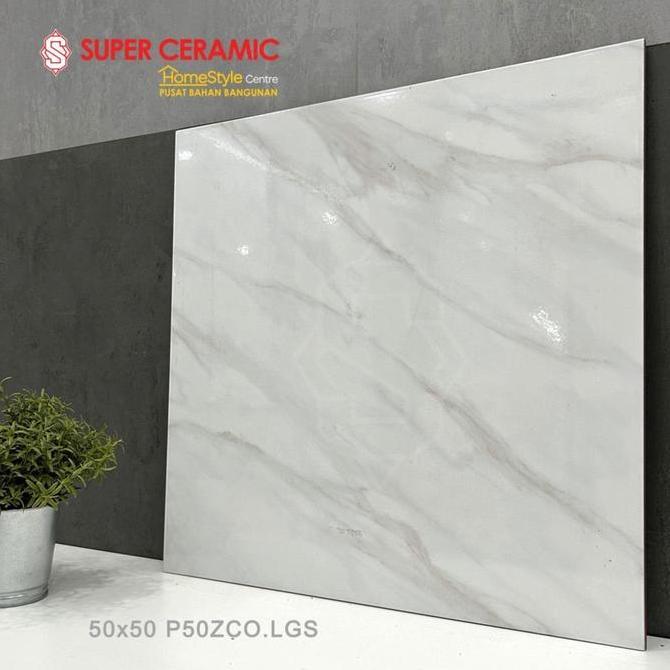 PICASSO 50x50 Keramik Lantai - P50ZCO - ZIRCON LA