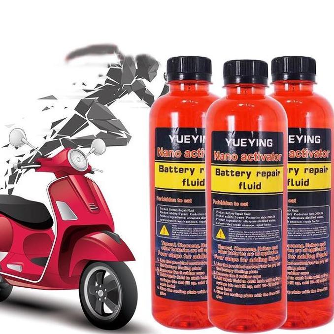 WOVLO (Berikan Alat) 500ml Solusi Perbaikan Baterai/Cairan Baterai Elektrolit Air Untuk Aki Kendaraa