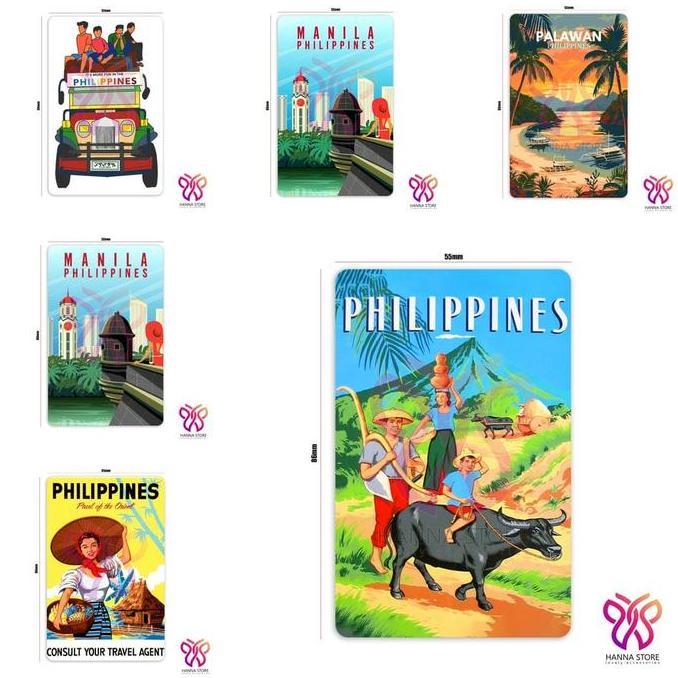Magnet Tempelan Kulkas Souvenir filipina Manila Philippines
