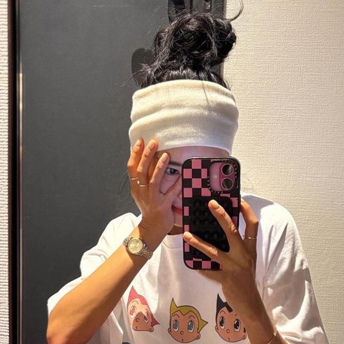 XALARA Headband Lebar Polos Minimalis Headband Wanita Rajut Sport Headband Perataan Rambut Trendy