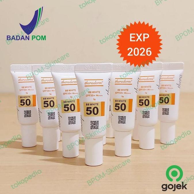 Lansungkirim- Theraderm Bb White Cream Korea Pencerah Trial/Travel Size 5G