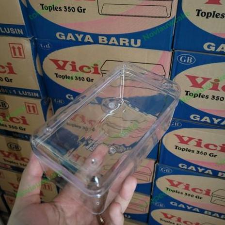 Gaya Baru Gb Toples Nastar Vici Persegi Dessert Box 350 Gram Gayabaru